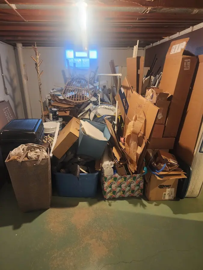 Roll-off dumpster container at job site for Construction Dumpster Rental in White Deer